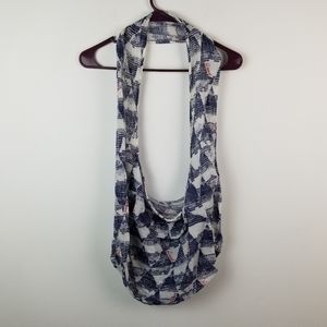 Free People gauze reusable cloth tote bag